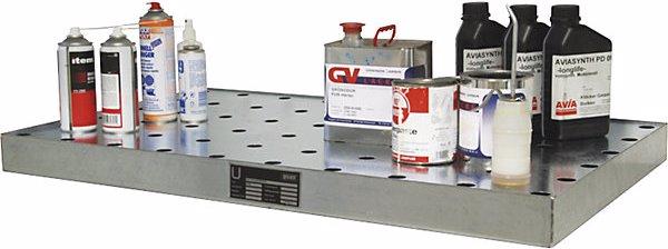 Actual product image Bauer Stainless steel small container sump, with certification, 20 l, LxWxH 940 x 370