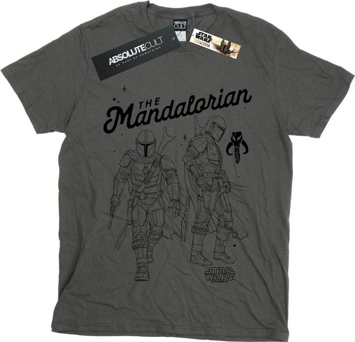 Produktbild Star Wars The Mandalorian Hunter Profile TShirt Jungen (152, 158)