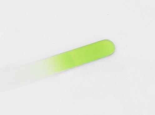 Actual product image FINigrana Glass nail file 90mm green