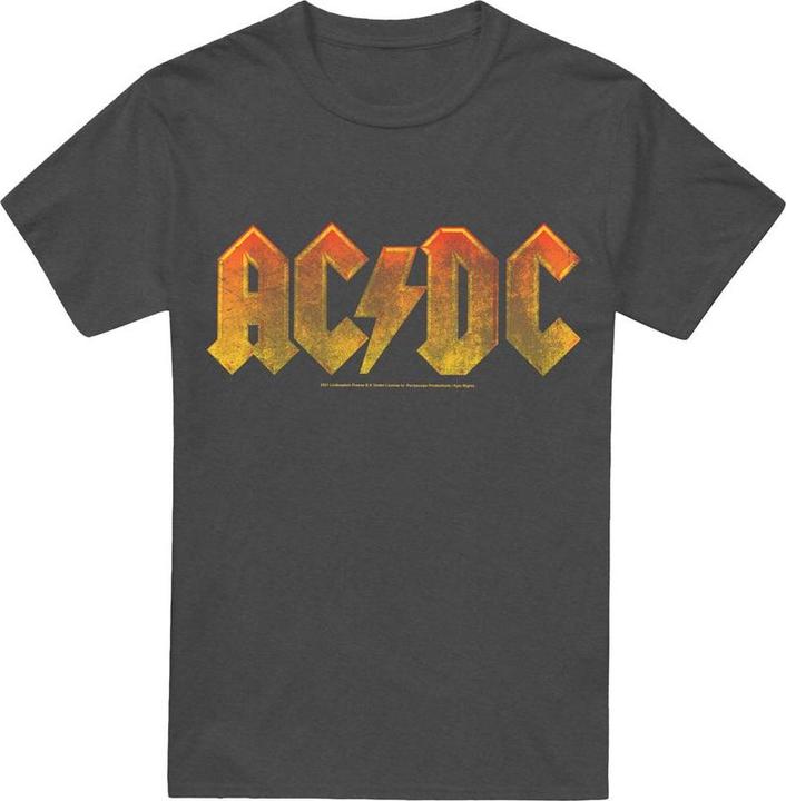 Actual product image AC/DC Unisex Adult Gradient Logo T-Shirt (XL)