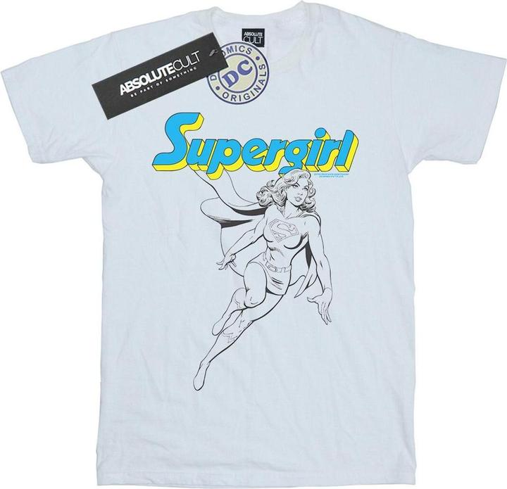 Supergirl Mono Action Pose TShirt (XXL)