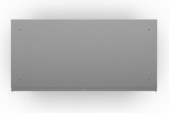 Image du produit kaiserkraft Armoire haute de salle blanche en acier inoxydable (120 x 58,5 x 200 cm)