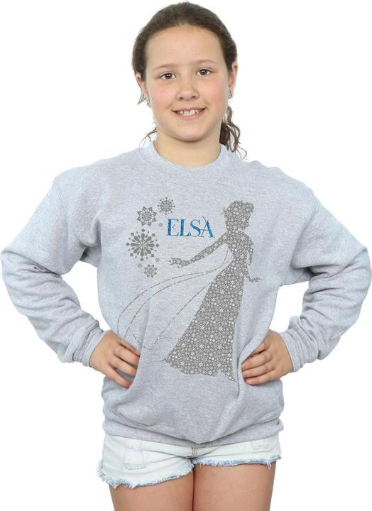 Immagine prodotto Disney Frozen Elsa Christmas Silhouette Felpa Ragazze (152, 158)