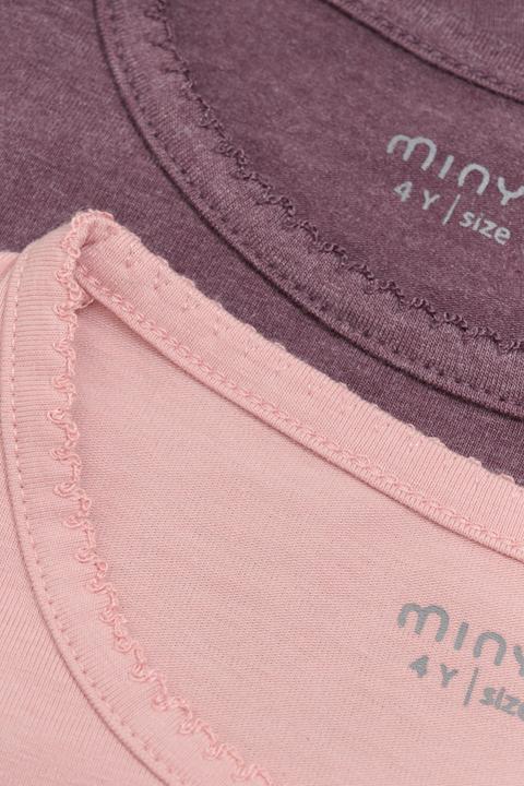 Image du produit Minymo Lot de 2 t-shirts Misty Rose Gr. 128 (128)