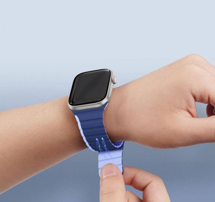 Produktbild Dux Ducis Magnetic Strap for Apple Watch SE, 8, 7, 6, 5, 4, 3, 2, 1 (41, 40, 38 mm) Strap (LD Versio (41 mm, 38 mm, 40 mm, Silikon, Metall)