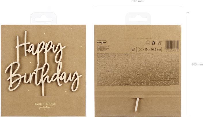 Image du produit Partydeco Joyeux anniversaire