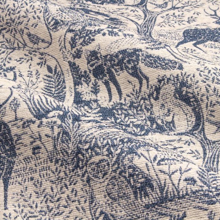 Actual product image Furn Winter Woods Chenille Animals Eyelet Curtains (229 x 183 cm)