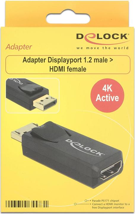 Actual product image Delock DP to (HDMI, 6.20 cm)