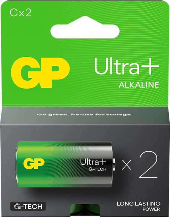 Image du produit GP Batteries Ultra Plus Pile Alcaline C Baby 2er 1,5V Blister (2 pcs, C)