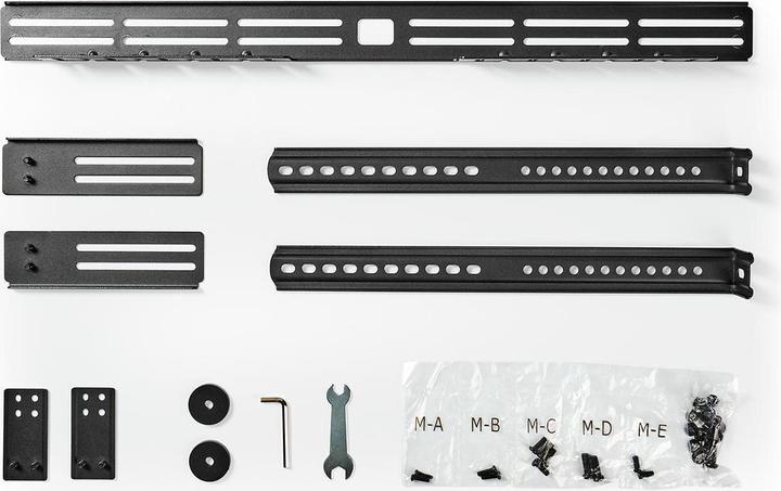 Immagine prodotto Nedis Supporto per soundbar | Universale | Collegato alla TV | 10 kg | Regolazione della profondità di (1 pz., Installazione a parete)