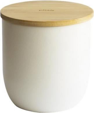 Actual product image Pebbly Metal cookie tin white 2300ml/15x15x15.5 cm (2.30 l)