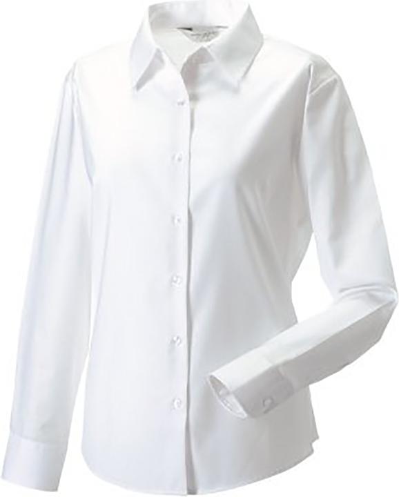 Image du produit Russell Collection Easy Care Blouse Oxford manches longues (4XL)