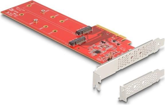 Immagine prodotto Delock Scheda PCI Express x8 a 2 x NVMe M.2 interni Chiave M 110 mm - Biforcazione - Fattore di forma a