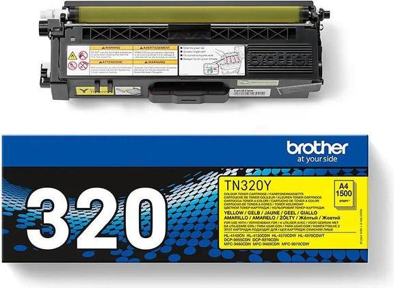 Image du produit Brother TN320Y toner jaune 1.500 pages ISO/IEC 19798 jaune (Y)
