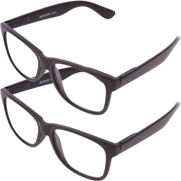 Benson Optics 2er-Set Lesebrille, +1.00 dpt, schwarz (+1)