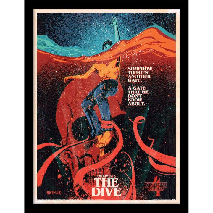 Immagine prodotto Stranger Things Chapter 6 The Dive Poster Incorniciato (40 x 30 cm)