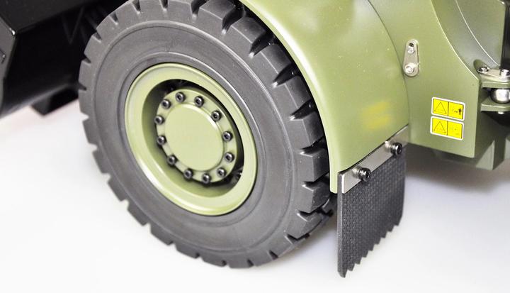 Immagine prodotto Amewi Pala gommata militare idraulica G921H in metallo 1:16, RTR, verde militare (RTR pronto all'uso)