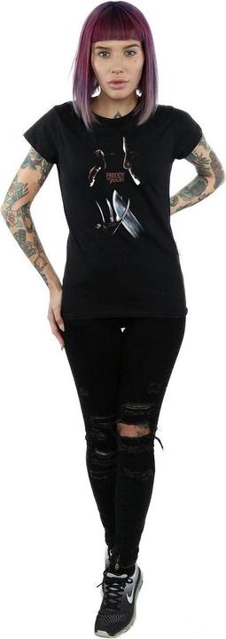 Actual product image Absolute Cult Womens/Ladies Freddy Vs Jason Cotton T-Shirt (S)
