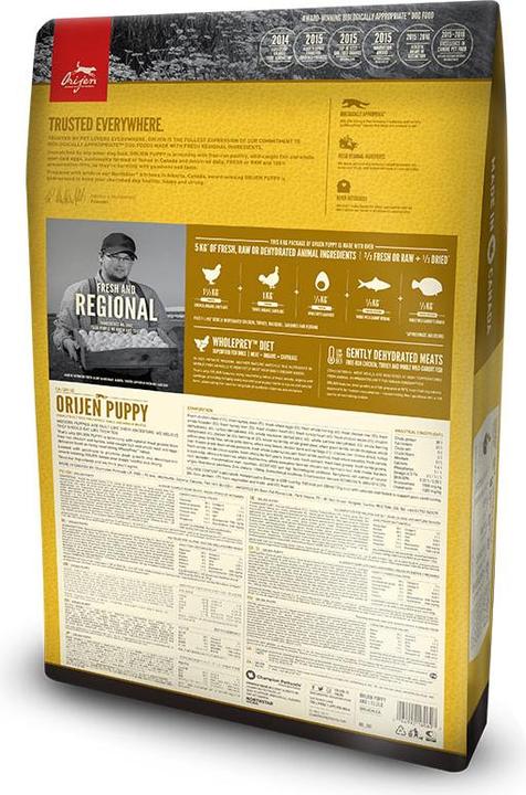 Actual product image Orijen Puppy (Junior, 1 pcs., 2000 g)