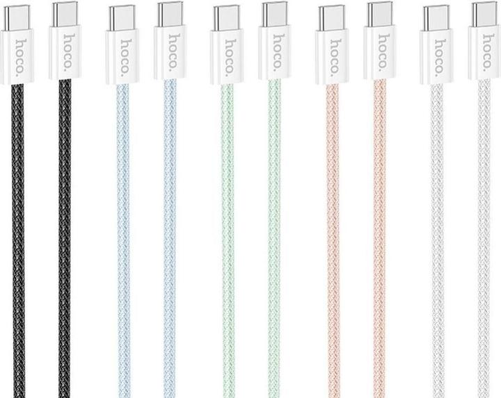 Produktbild Hoco Cable EOL cable Type C to Type C 3A 60W 1 m X104 pink (1 m, USB 3.0)