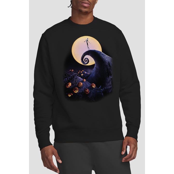 Actual product image The Nightmare Before Christmas Unisex Adult Poster Sweatshirt (S)