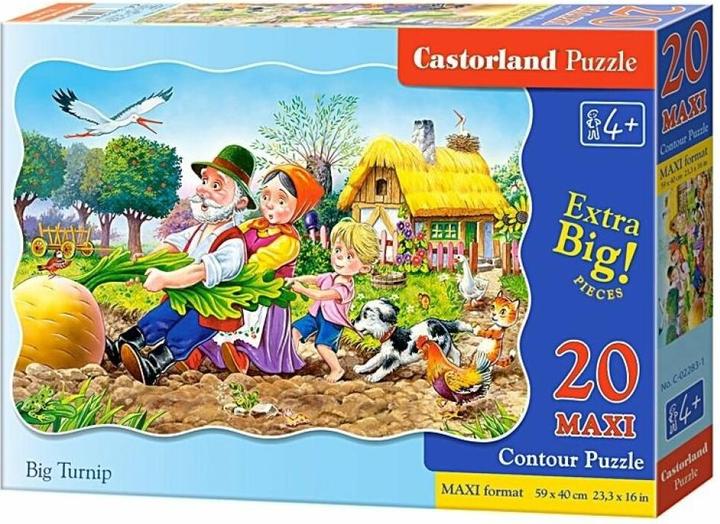 Actual product image Castorland CASTOR 20 EL. MAXI Rzepka - 02283 (20 pieces)