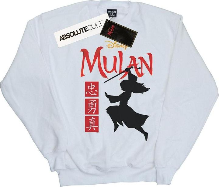 Actual product image Disney Boys Mulan Movie Warrior Silhouette Sweatshirt (140, 146)