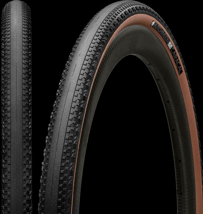 Actual product image Hutchinson Folding tyre CARACAL 700x40 (40-622) Tubeless ready tanwall 3x127tpi (40-622)