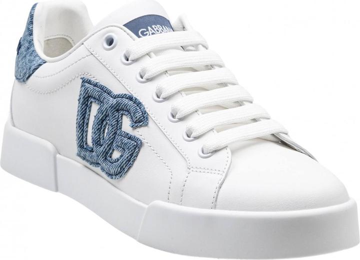 Produktbild Dolce & Gabbana portofino light in leather white and light blue (38)