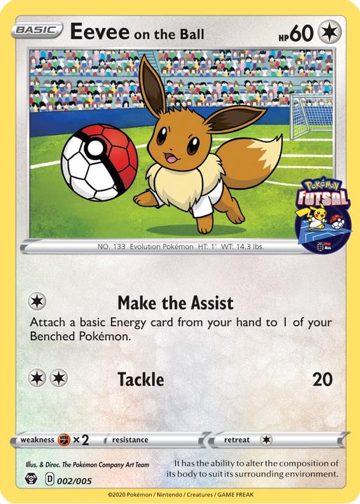 Immagine prodotto Pokémon Eevee On The Ball 002/005 - Futsal Promo Sealed - TCG (Inglese, Display del booster)