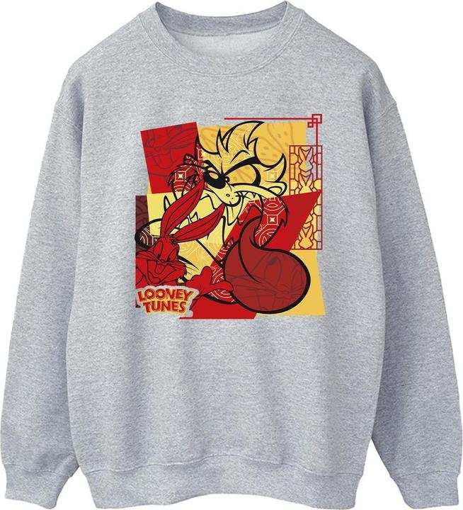 Produktbild Looney Tunes Taz Bugs Rabbit New Year Sweatshirt (L)