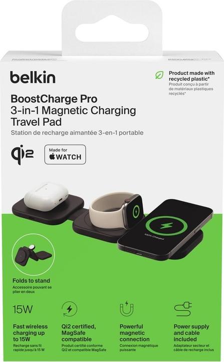 Produktbild Belkin Boost Charge Pro Qi2 3in1 (15 W)