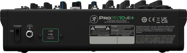 Produktbild Mackie ProFX10v3+ (Studio- und Livemixer)