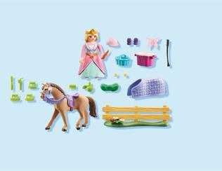 Actual product image Playmobil Princess with horse (71801, Playmobil Princess Magic)
