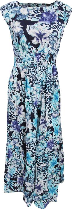 Actual product image Universal Textiles Womens/Ladies Floral And Leopard Print Sleeveless Dress With Round Neckline (M)
