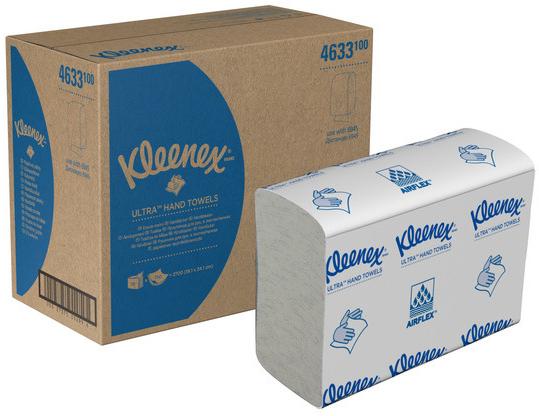 Actual product image Kleenex Folded towel 2lg. 24,1x19,1cm 37374 white, Z-fold 18x150 sheets (18 x)