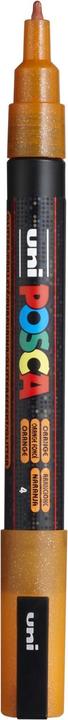 Actual product image Posca Marker PC-3M round tip (Glitter Orange, 1.30 mm, 1 x)