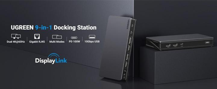 Image du produit Ugreen CM615 (USB-C, 9 Ports)