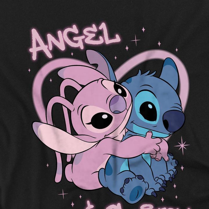 Immagine prodotto Lilo & Stitch Maglietta Punto e Angelo Aerografo Bambini (128)