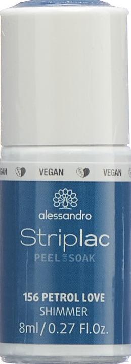 Produktbild Alessandro Striplac Peel or Soak - Petrol Love (156 Petrol Love, Abziehbarer Nagellack)