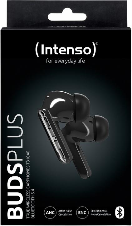 Produktbild Intenso Buds / Earphone Plus T310AE Black (ANC, 25 h, Kabellos)