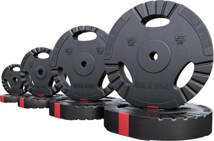 Immagine prodotto Gorilla Sports Piastre di peso (1 x 10 kg)