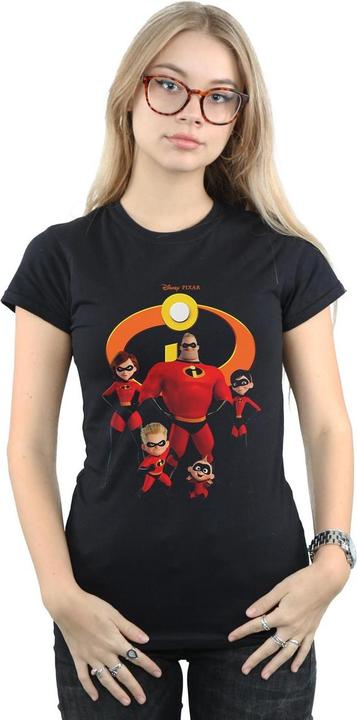 Immagine prodotto Disney Incredibles 2 Group Logo Maglietta Donna (L)