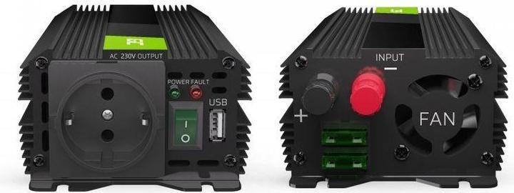 Actual product image GreenCell Car Voltage Inverter - 12V to 230V - 500W