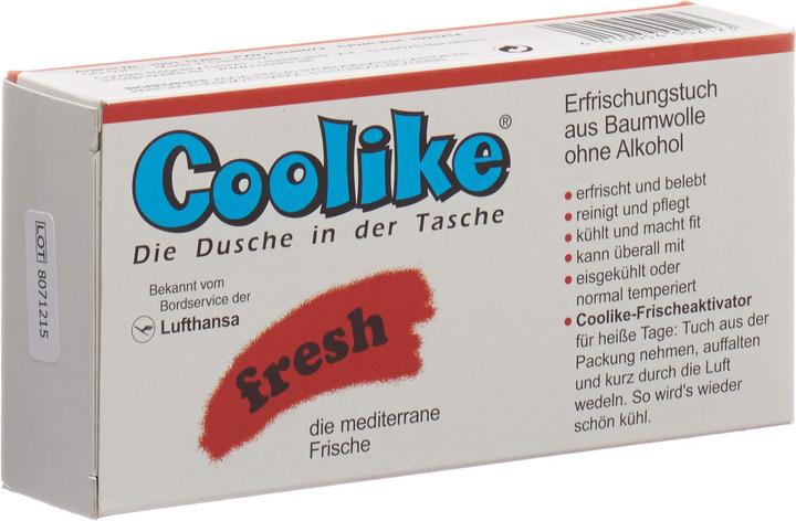 Actual product image Coolike Fresh Erfrischungstücher ohne Alkohol (Cleansing lotion, 357.84 ml)