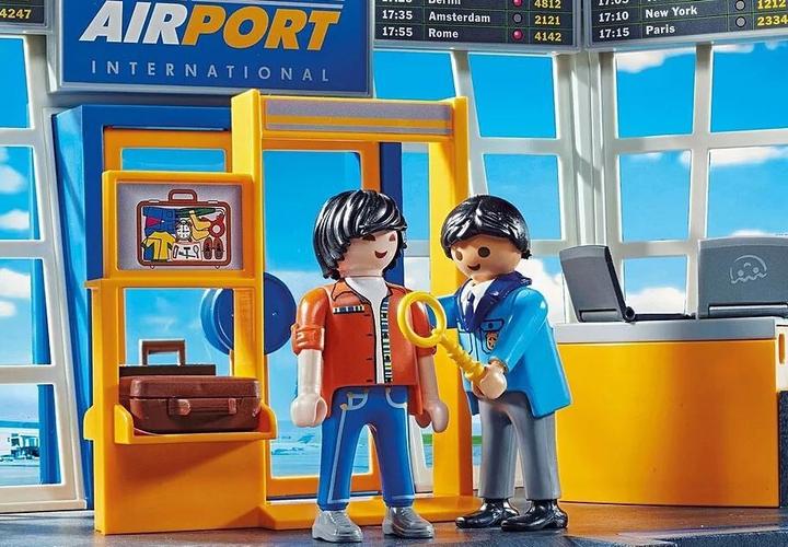 Image du produit Playmobil Flughafen mit Flugzeug und Tower (71153, Playmobil City Action)