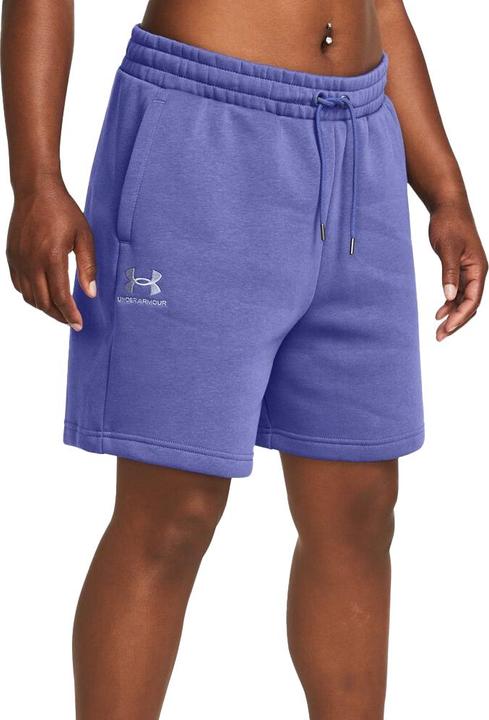 Actual product image Under Armour Womens/Ladies Fleece Logo Boyfriend Shorts (36 D)
