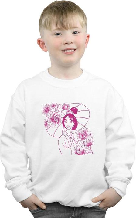 Actual product image Disney Boys Mulan Mono Magnolia Sweatshirt (128)
