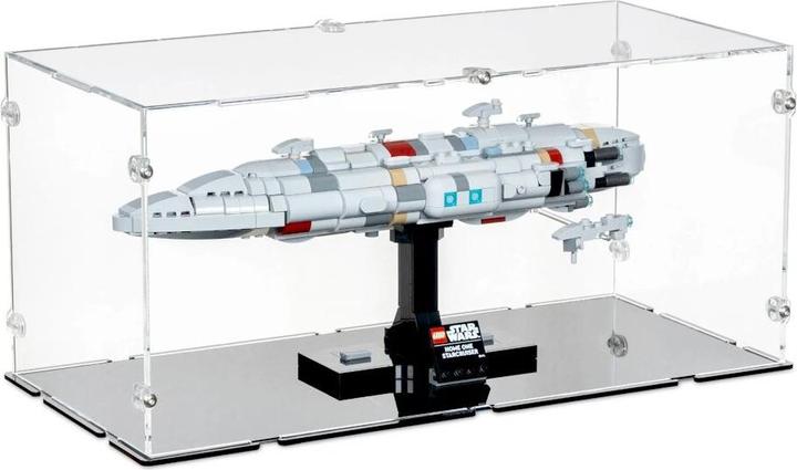 Actual product image iDisplayit Acrylic display for LEGO® 75405 Star Wars Home One Starcruiser (With black floor)