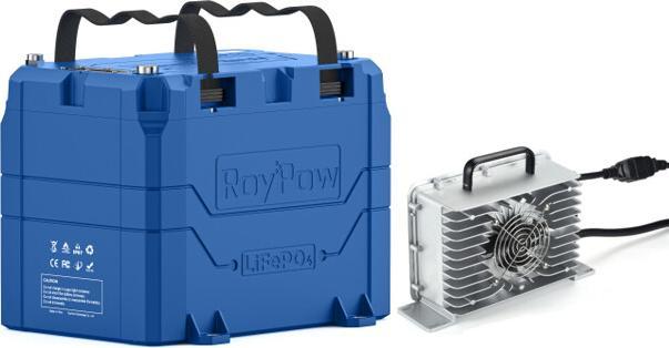 Immagine prodotto RoyPow LifePO4 Batterie inkl. Ladegerät (24 V, 100 Ah)
